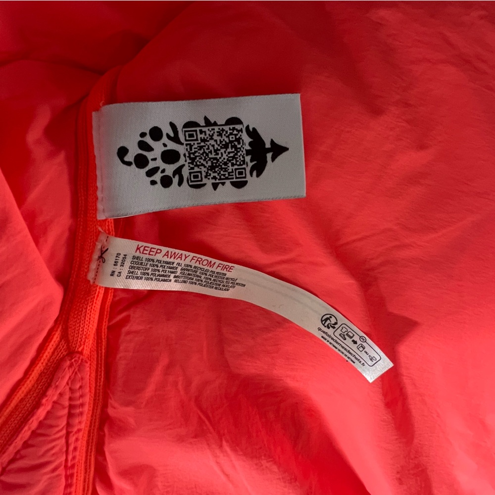 FP Movement Bright Orange Puffer Jacket - Pippa Packable Puffer Jacket - Picture 8 of 12